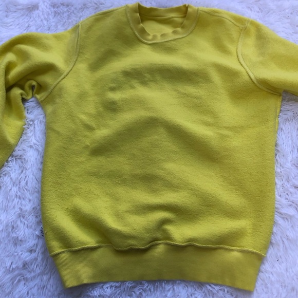 Stussy Yellow Crewneck Sweatshirt - Picture 10 of 11